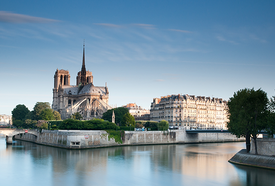 Notre dame de paris et l'ile de la cité